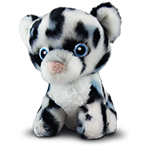 Plush-toy snow leopard